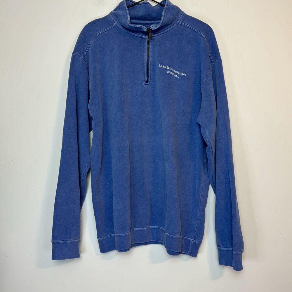 unsalted Lake Winnipesaukee Quarter Zip Pullover L